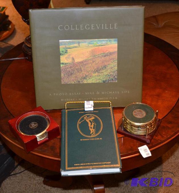 lot 100 image: Collegeville book, Bobby Jone On Golf book, 2...