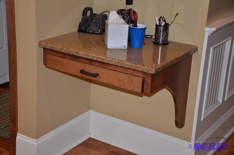 lot 118A image: Granite Top work table aprox size is 24x30 In...