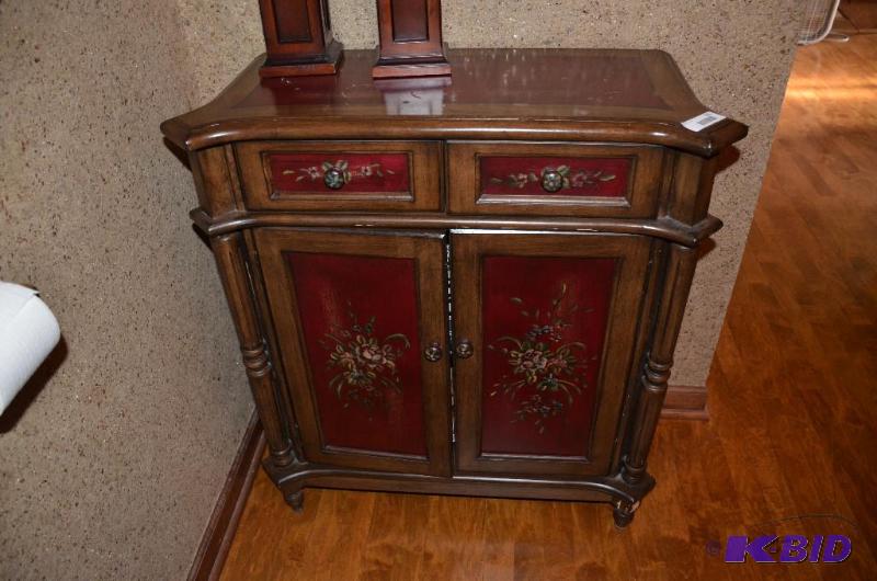 lot 131 image: Nicely detailed Cabinet measures 33 x 28 x 12...