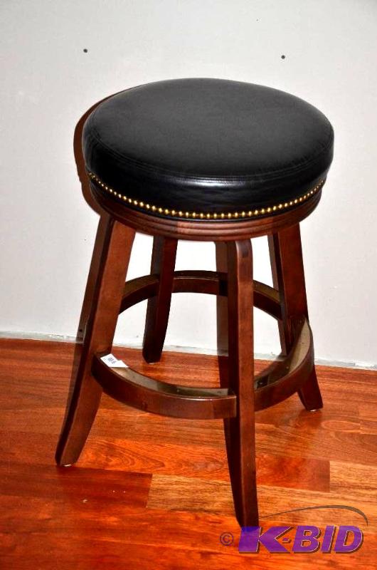 lot 14 image: Mikhail Darafeev Furniture leather swivel bar...