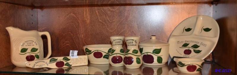 lot 156 image: Shelf of Watts collectors Assn. collectible p...