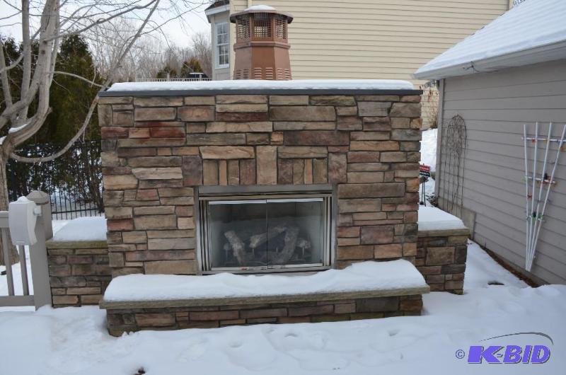 lot 177 image: Outdoor fireplace, take as much as you want, ...