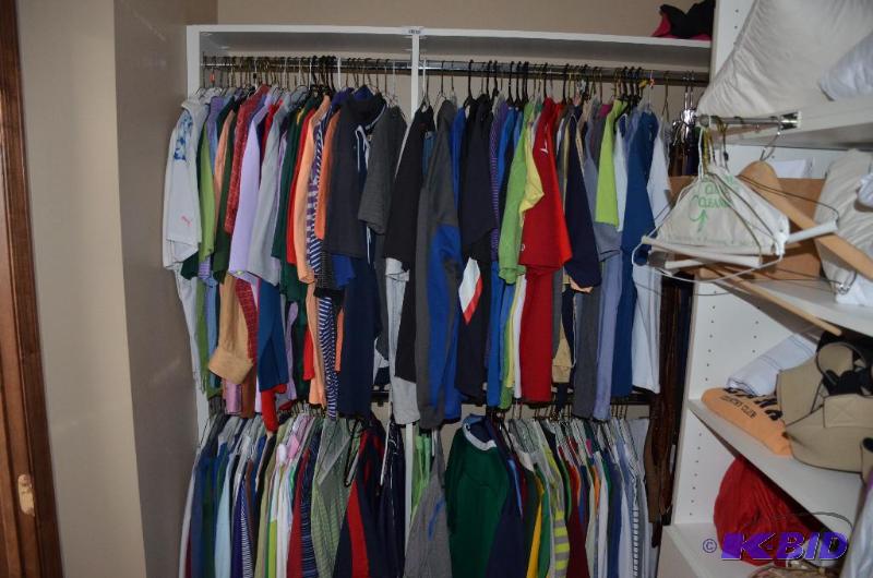 lot 214 image: Closet Shelving rack section 65" x 84&qu...