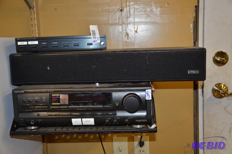 lot 243 image: Cambridge Sound&nbspWorks center speaker Tec...