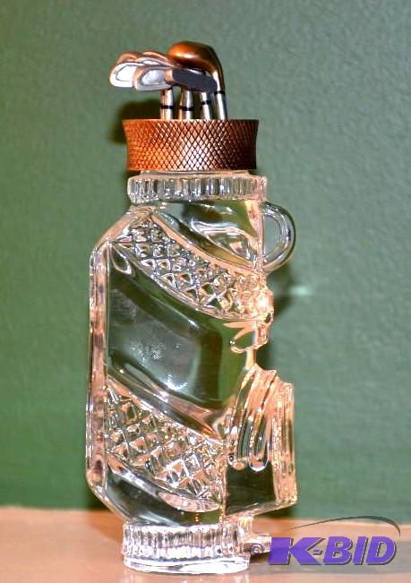 lot 26 image: Waterford glass golf bag 5"...