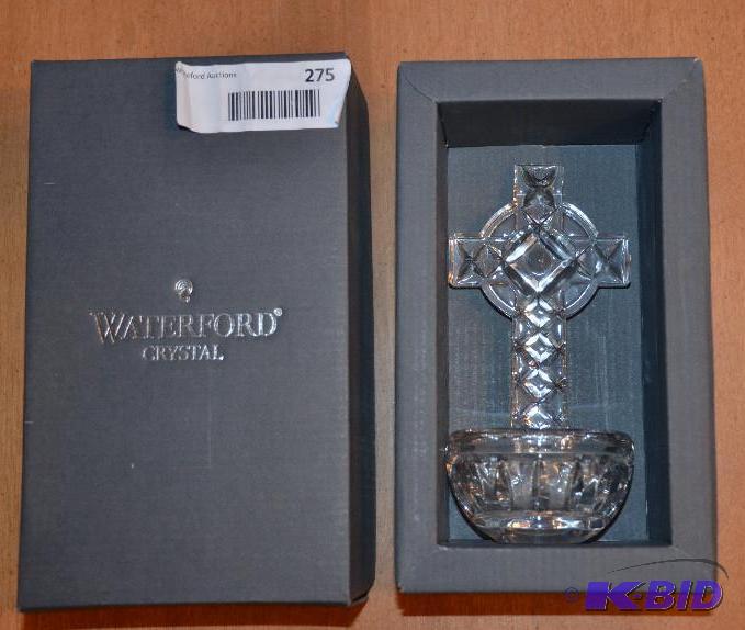 lot 275 image: Waterford Crystal " Holy Water Font"...
