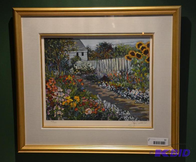 lot 32 image: Framed print 217350 signed by John Lovell 22...