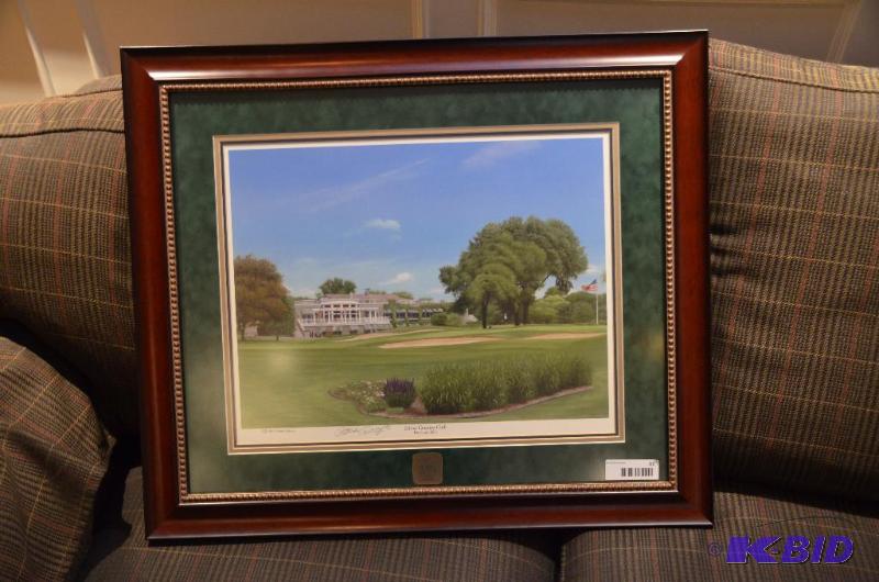 lot 37 image: Framed print limited edition of Edina Country...