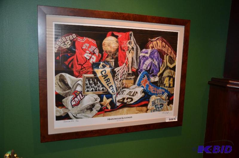 lot 46 image: Framed signed limited edition print " Ha...