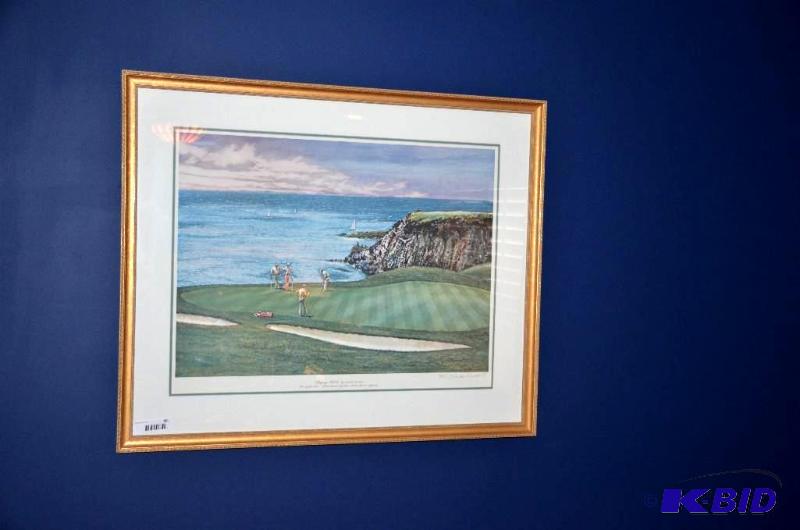 lot 49 image: Framed limited edition print &quotPlaying Pe...