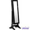 Classic Floor Standing Jewelry Cabinet with Mirror