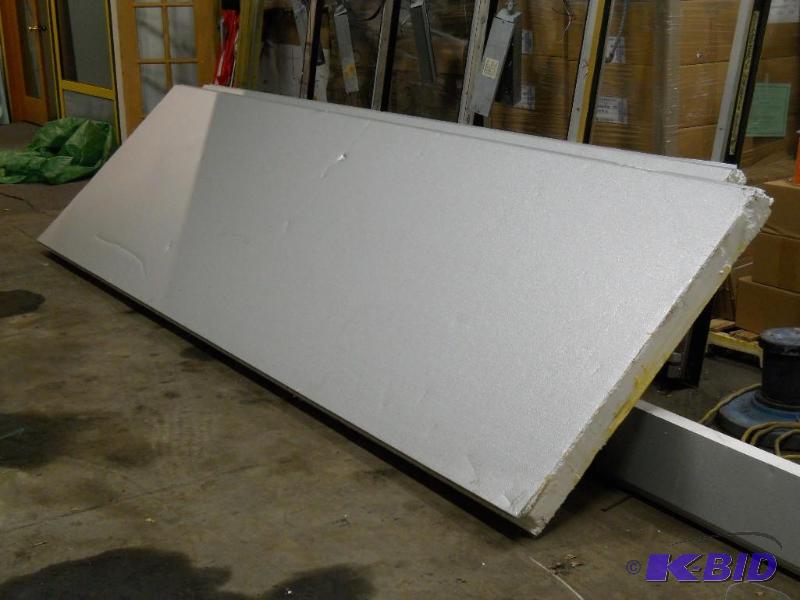 lot 20 image: Huge Walk In Cooler Insulated Wall Panel. NEW.