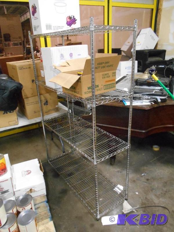 lot 6 image: Wire Shelf. NSF.
