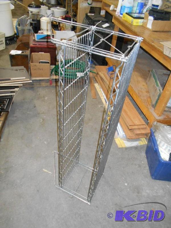 lot 8 image: Chrome Wire Shelf for Restaurant Use.