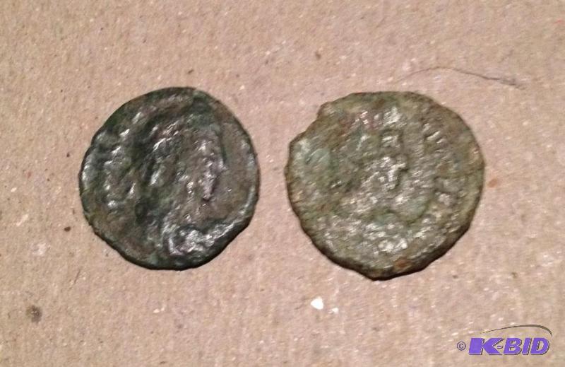 Lot of 2 Ancient Roman 1500 Year Old Coins Nice Grades