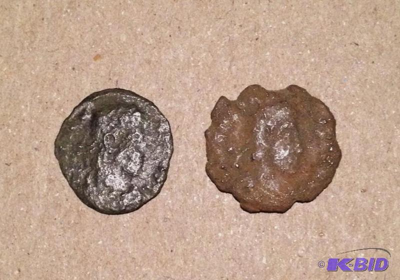 Lot of 2 Ancient Roman 1500 Year Old Coins