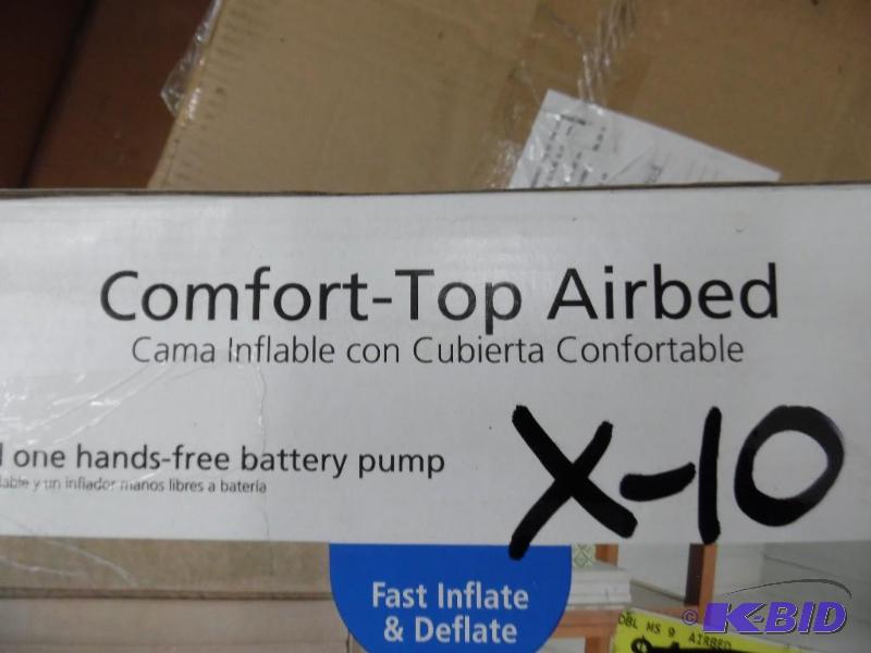 Comfort top airbed