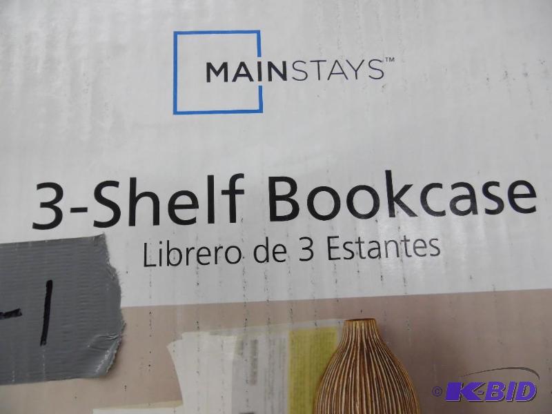 3-shelf bookcase