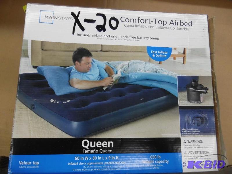 Comfort top airbed