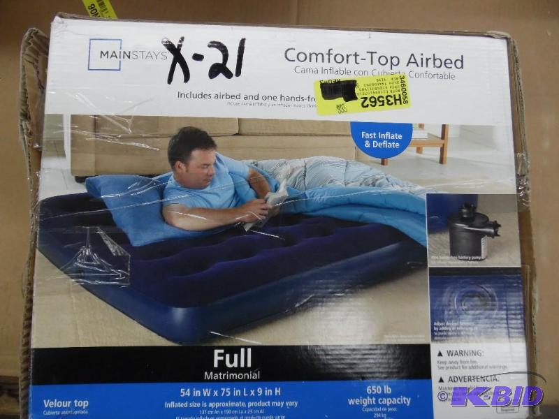 Comfort top airbed