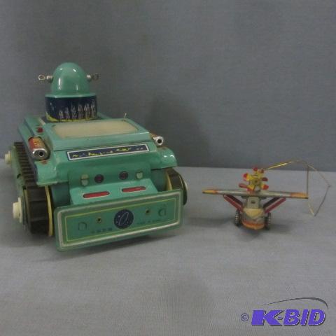 Tin Space Tank &  Ornament