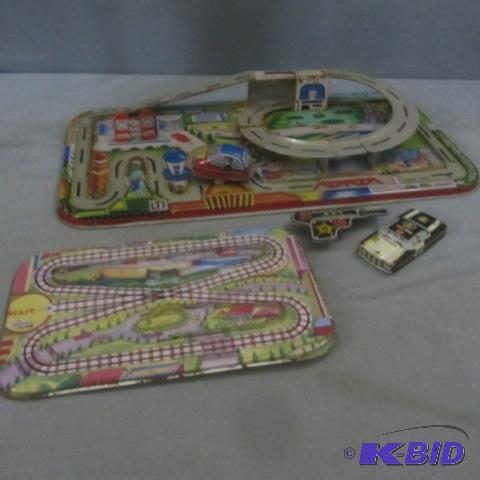 Tin Toys Race Tracks