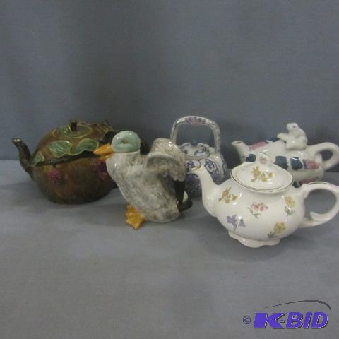 English, Japanese Teapots