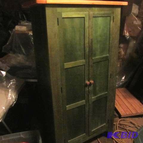 Double Door Wood Cabinet