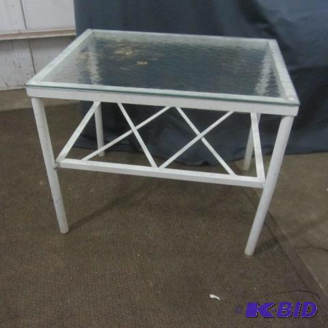 Metal Frame End Table