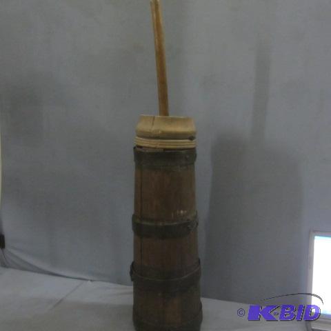 Antique Wooden Churn