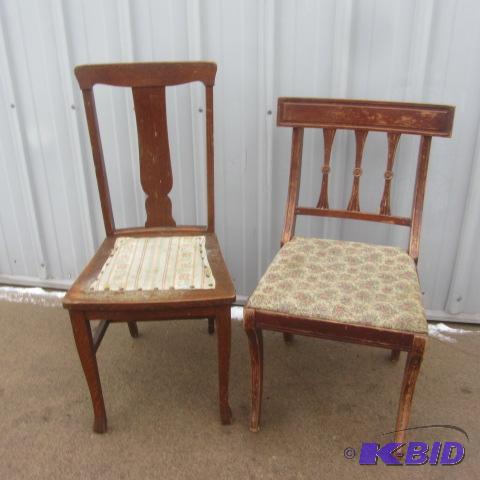 Mahogany & Oak Dine Chairs