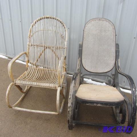 Bentwood & Wicker Rockers