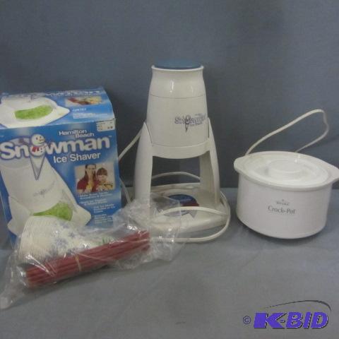 Slow Cooker, Ice Shaver