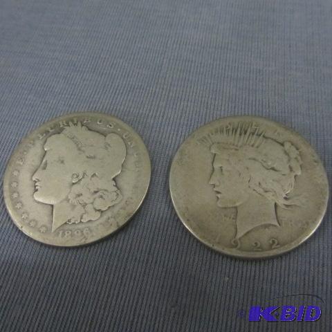Liberty & Peace Silver Dollars