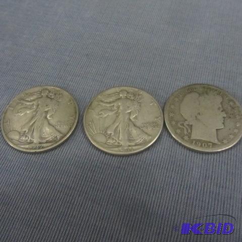 Walking Liberty & Barber Coins
