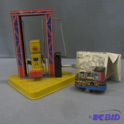 Robot & Engine Tin Toys