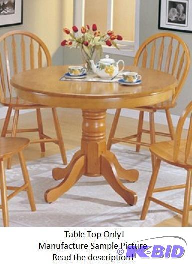 lot 48 image: Round Oak Table Top - Table top only - 40&qu...