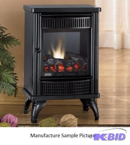 lot 83 image: Black Electric Fireplace Electric Stove is a ...