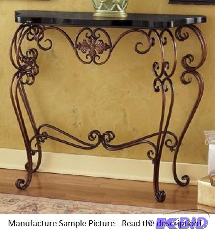 lot 95 image: Scroll and Leaf Console Table -&nbspA grand ...