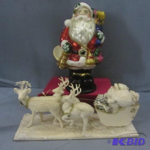 Glass Santa, Sleigh