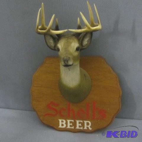 Schells Beer with buck head