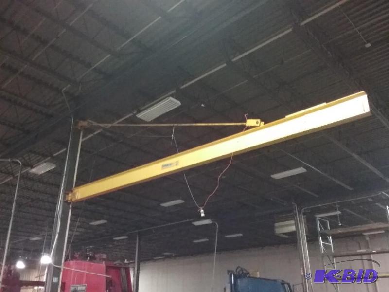 MGF SPANCO CRANE DESCRIPTION 2 TON, WALL BRAC...