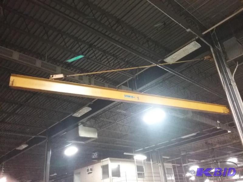 MGF SPANCO CRANE DESCRIPTION 1 TON, WALL BRAC...