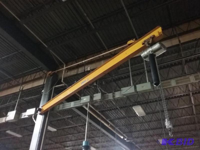 MGF SPANCO CRANE DESCRIPTION 1 TON, WALL BRAC...