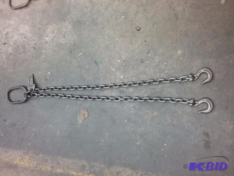 Lifting chain, (2)-34&quot legs, 2 tons...