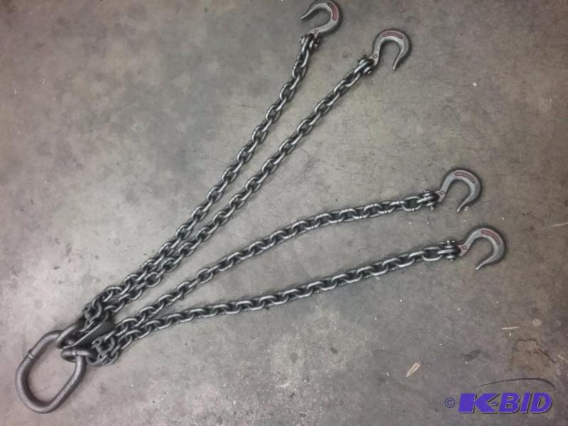 Lifting chain, (4)-30&quot legs, 4.5 tons...