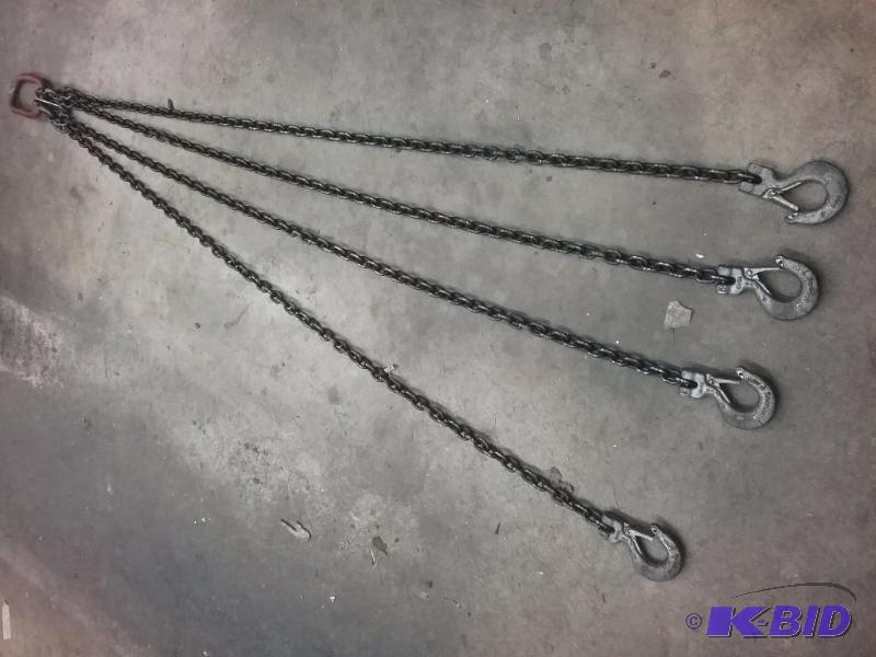 Lifting chain, (4)-72&quot legs, 4.2 tons...