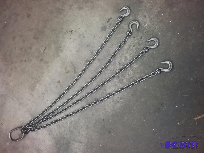 Lifting chain, (4)-42&quot legs, no rating t...