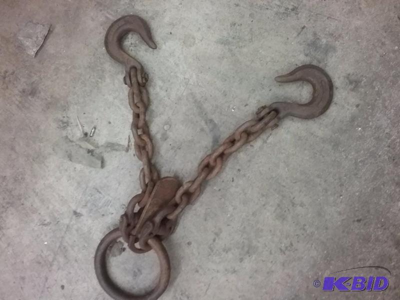 Lifting chain, (2)-10&quot legs, 1 ton...