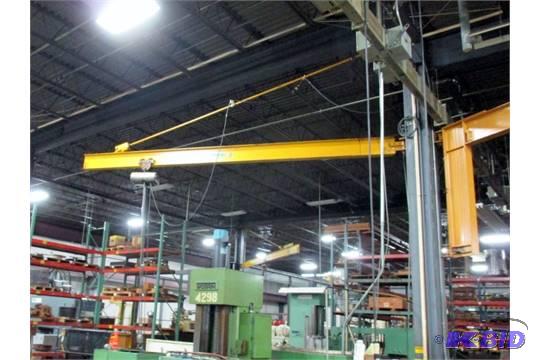MGF SPANCO CRANE DESCRIPTION 1 TON, WALL BRAC...